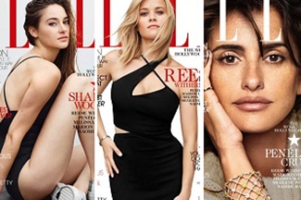 Witherspoon, Cruz,  McCarthy i Woodley na okładkach Elle US