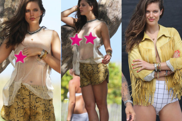 Emily DiDonato topless za kulisami sesji zdjęciowej (FOTO)