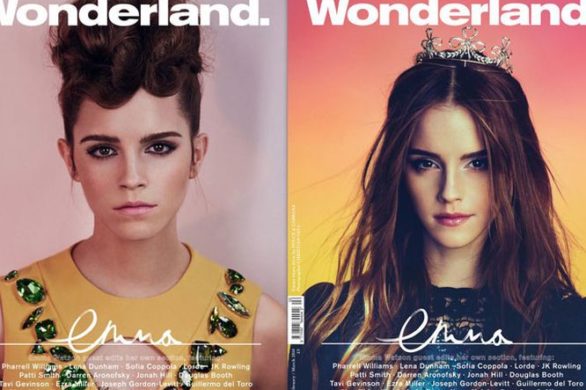 Emma Watson na dwóch okładkach Wonderland Magazine