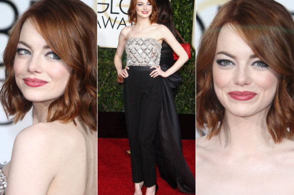 Emma Stone w spodniach na rozdaniu Złotych Globów! (FOTO)