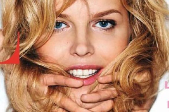 Eva Herzigova na okładce Elle