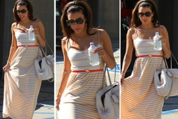 Eva Longoria w długiej sukience (FOTO)