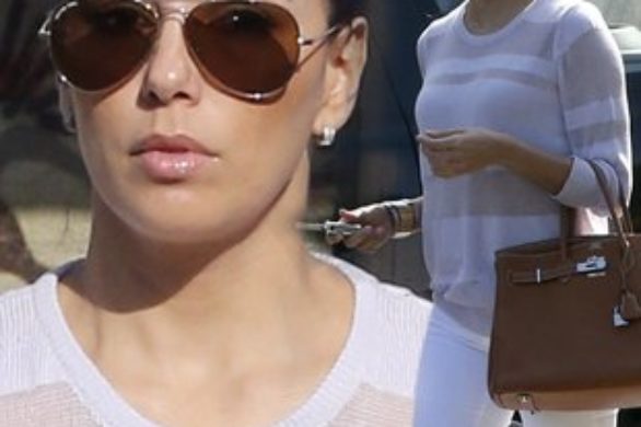 Eva Longoria z kolejną torebką Hermes (FOTO)