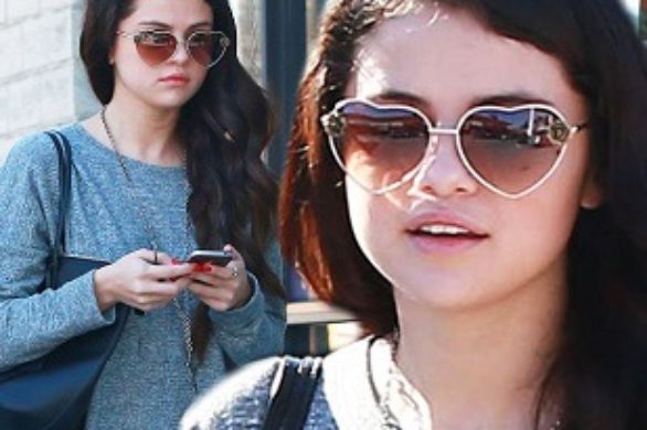 Selena Gomez w koronkowej spódnicy