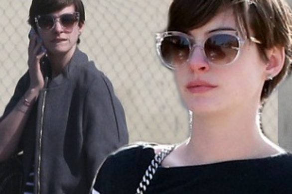 Anne Hathaway w butach Kitty Flats by Olympia
