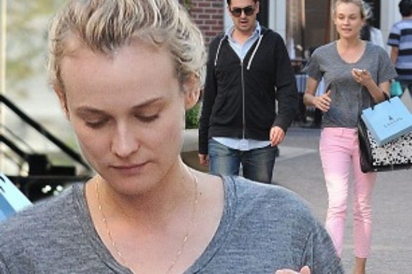 Diane Kruger bez makijażu