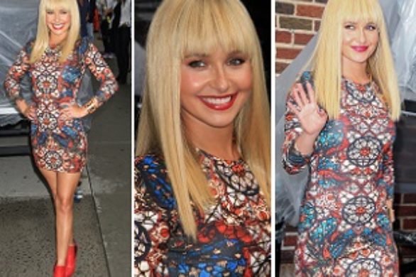 Hayden Panettiere w nowej fryzurze i mini Alexandra McQueena