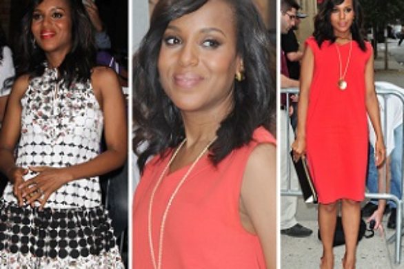 Kerry Washington w dwóch stylizacjach