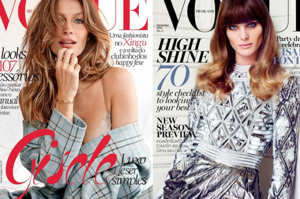 Gisele Bundchen i Isabeli Fontana na okładkach Vogue’a