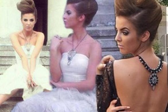 Justyna Pawlicka z Top Model 3 pozuje w sukniach ślubnych