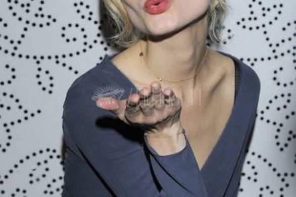 Magdalena Frąckowiak na pokazie Macieja Zienia