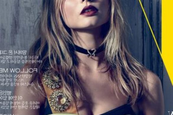 Magdalena Frąckowiak w pastelowej sukience Burberry