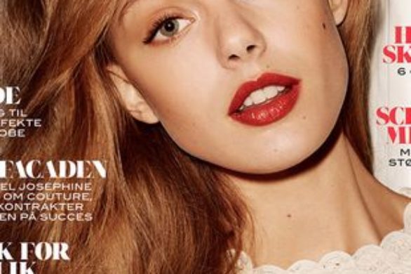 Frida Gustavsson na kwietniowej okładce magazynu Cover