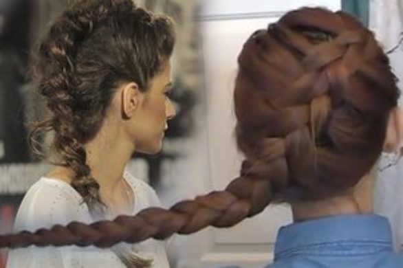 Fryzura Weroniki Rosati  z konferencji filmu Obława (VIDEO)