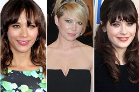 8 modnych fryzur w stylu gwiazd z grzywką w roli głównej