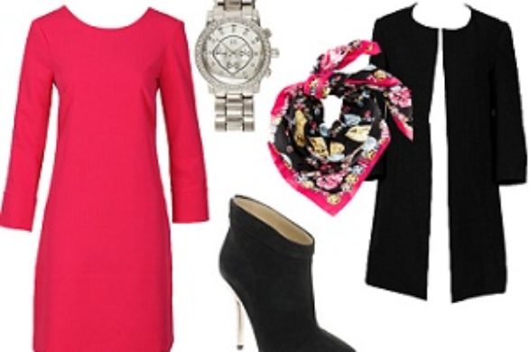 Fuksjowa sukienka na trzy sposoby