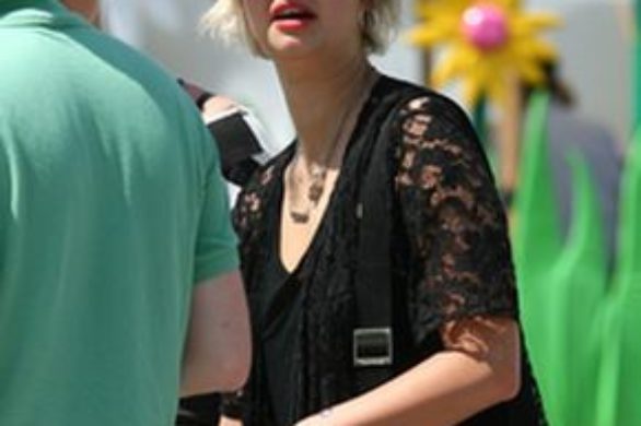 Pixie Geldof na festiwalu w Glastonbury