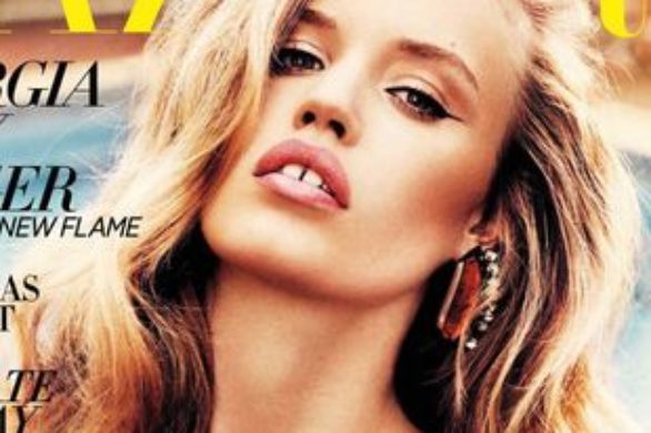 Seksowna Georgia May Jagger w Harper’s Bazaar