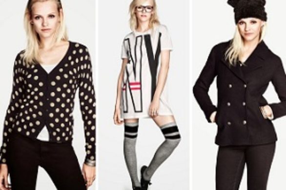 Ginta Lapina w kolejnym lookbooku H&M jesień 2013