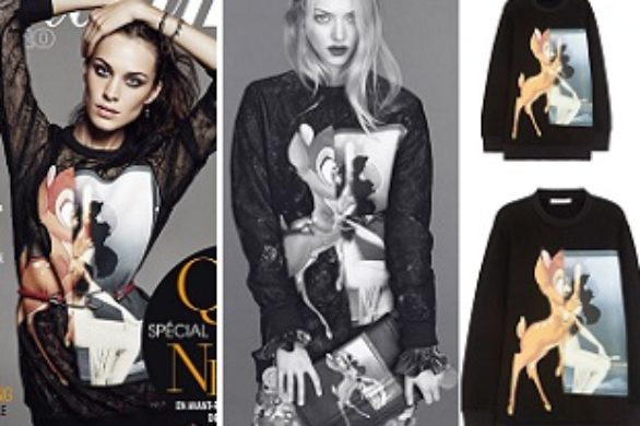 Bluza Givenchy Bambi hitem wśród gwiazd i nie tylko