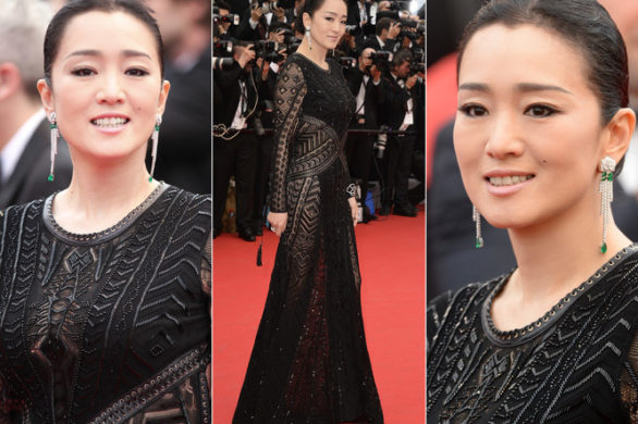 Gong Li w kreacji z wiosennej kolekcji Roberto Cavalli