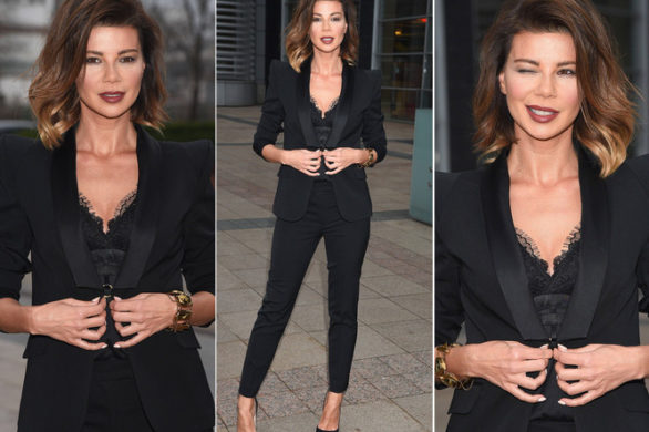 Edyta Górniak pokazuje jak nosić garnitur…