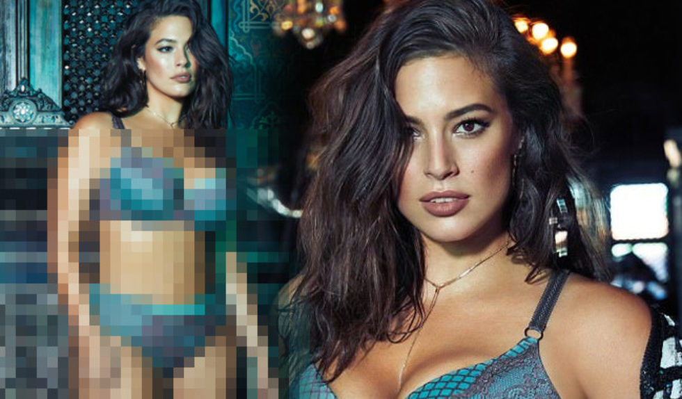 Skandal z Ashley Graham! Zostawili jej fałdki, ale wyretuszowali cellulit!