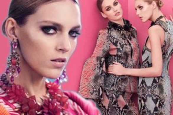 Anja Rubik w sesji dla domu mody Gucci
