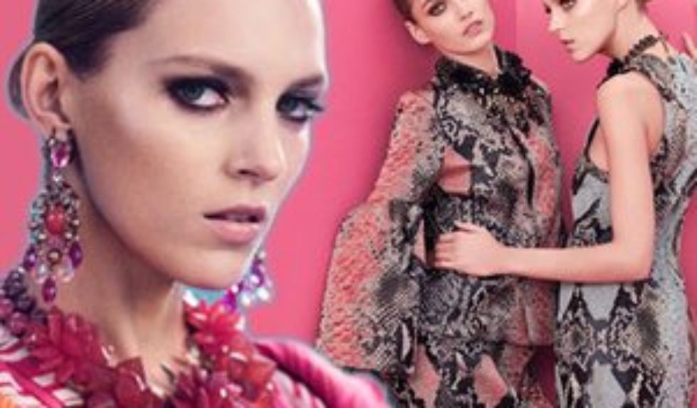 Anja Rubik w sesji dla domu mody Gucci Anja Rubik w sesji dla domu mody Gucci