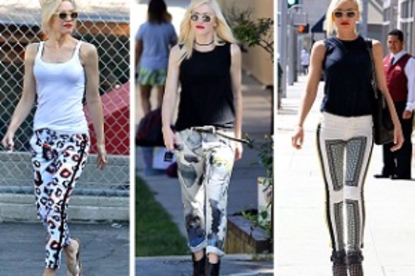 Gwen Stefani ma całą kolekcję wzorzystych spodni (FOTO)