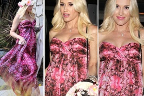 Gwen Stefani w ciążowej stylizacji (FOTO)