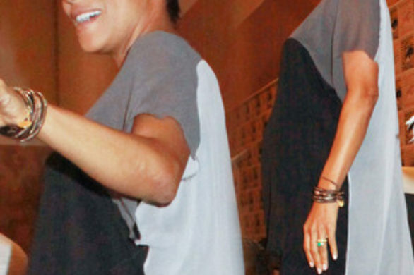 Halle Berry sprytnie maskuje brzuszek