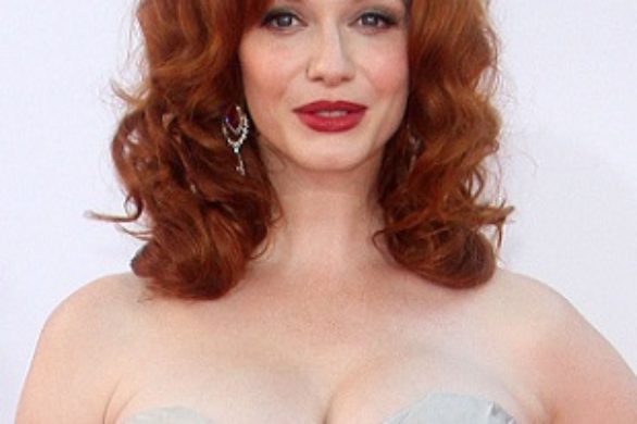 Christina Hendricks w sukni Christiana Siriano