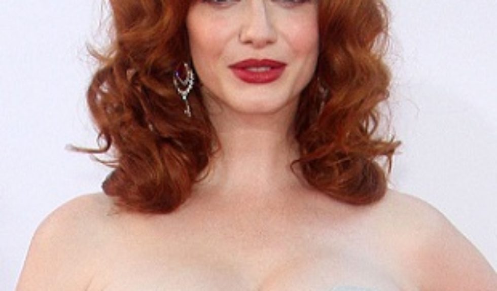 Christina Hendricks w sukni Christiana Siriano Christina Hendricks w sukni Christiana Siriano