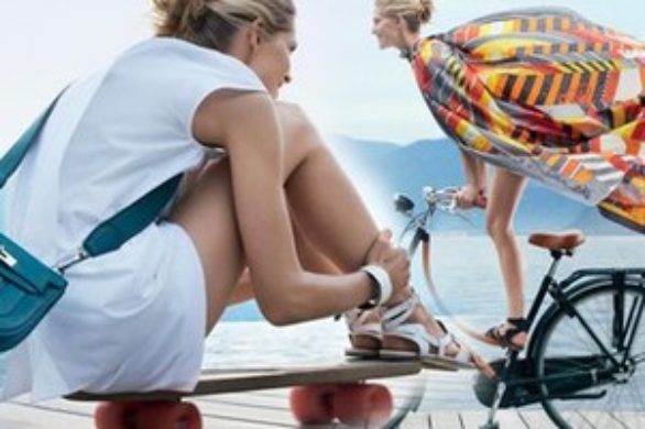 Iselin Steiro w kampanii Hermes