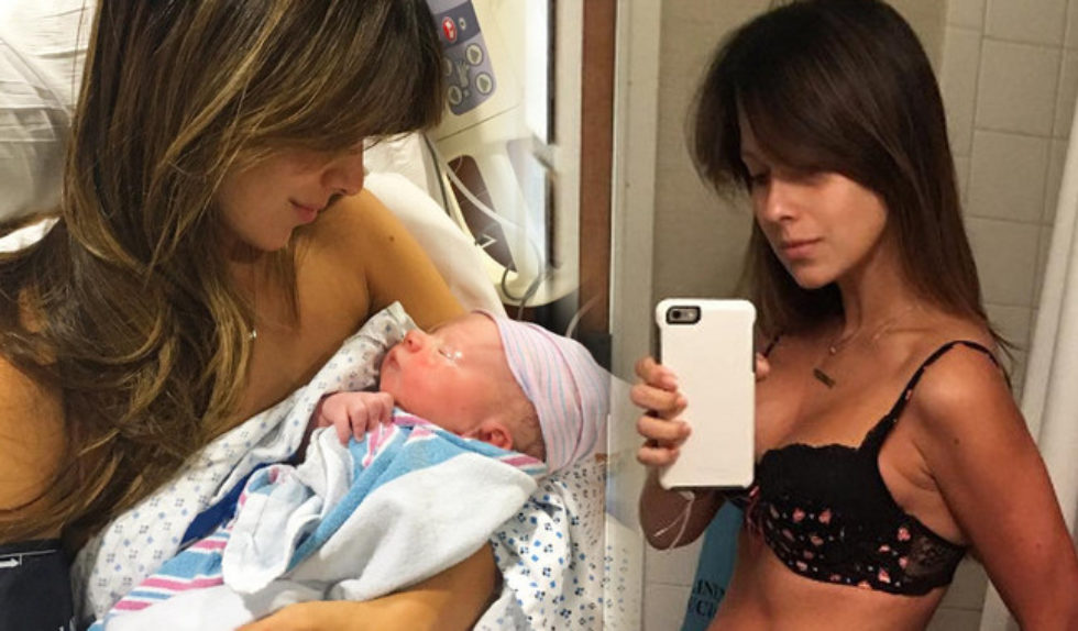 32-letnia Hilaria Baldwin pokazała jak wygląda jej ciało tuż po porodzie