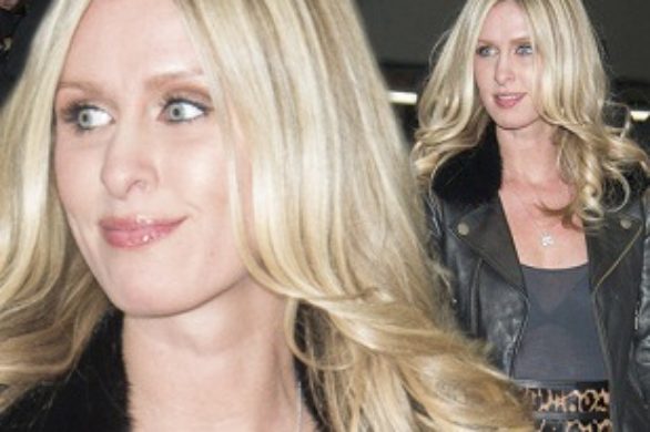 Nicky Hilton w panterkowej spódnicy
