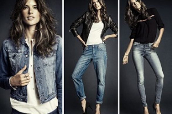 Alessandra Ambrosio w kampanii H&M Denim jesień 2013