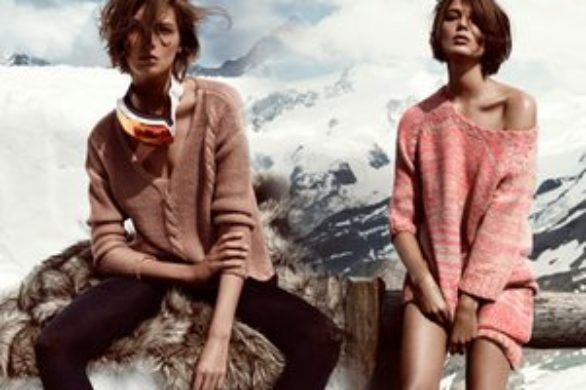 Daria Werbowy w zimowej kampanii H&M