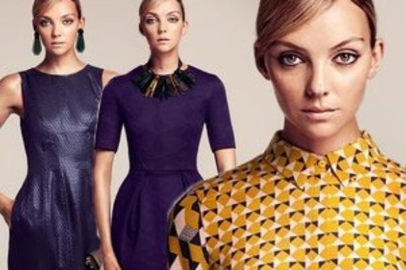 Filoletowo-żółty lookbook od H&M