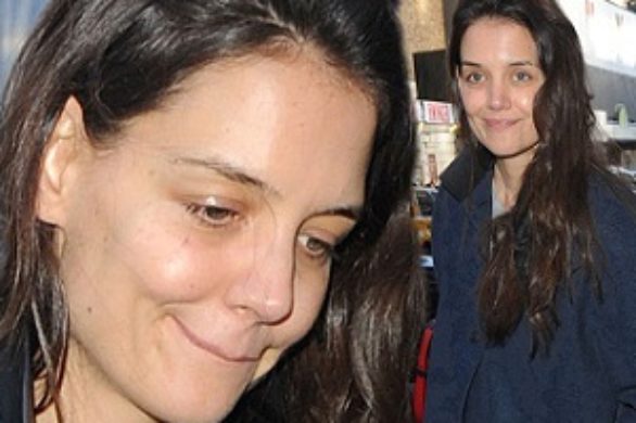 Katie Holmes bez makijażu