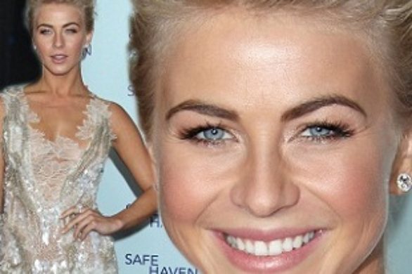Julianne Hough w srebrnej sukni Alberta Ferretti