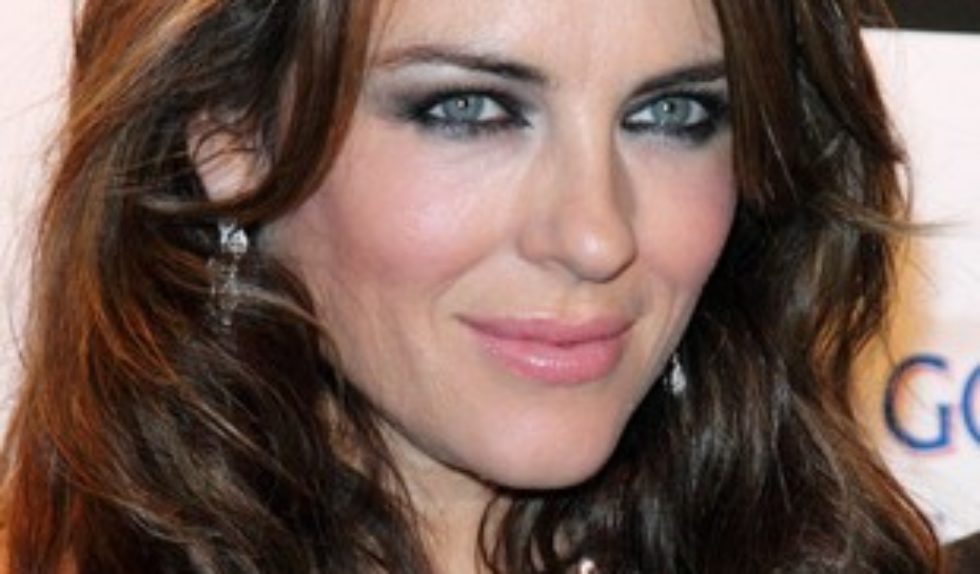 Liz Hurley w sukni z cekinów Liz Hurley w sukni z cekinów