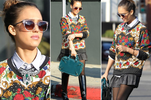 Jessica Alba zachwyciła stylizacją (FOTO)