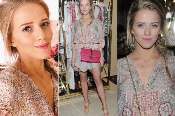 Jessica Mercedes w letnim wydaniu z torebką Valentino