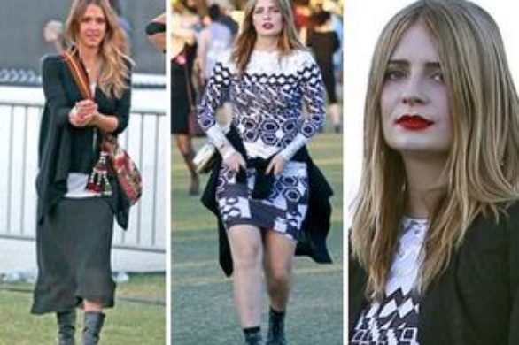 Jessica Alba i Mischa Barton na Coachella Music Festival