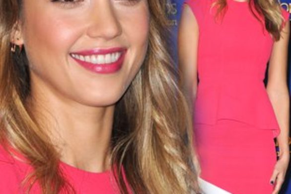 Jessica Alba w sukience Christiana Diora (FOTO)