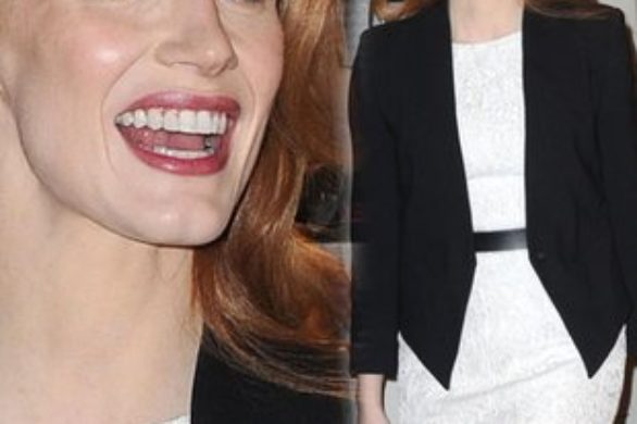Jessica Chastain z kuferkiem Givenchy (FOTO)