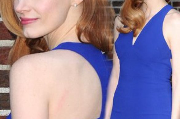 Jessica Chastain postawiła na kobalt (FOTO)