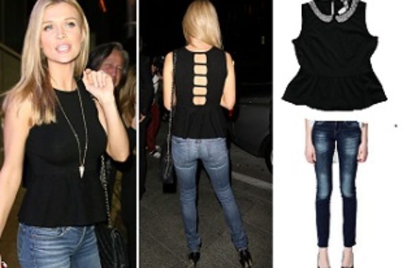 Joanna Krupa w czarnym topie – ubierz się jak gwiazda